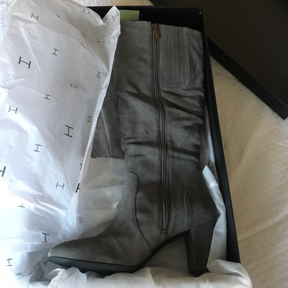 H by Halston tall shaft Suede boots - 8.5, NIB - Picture 10 of 10